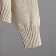 Fashion Casual Knitting Suit Pants Korean Style Loose Women